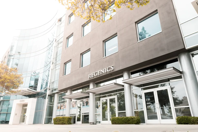 Regenics clinic exterior in Tarzana, California
